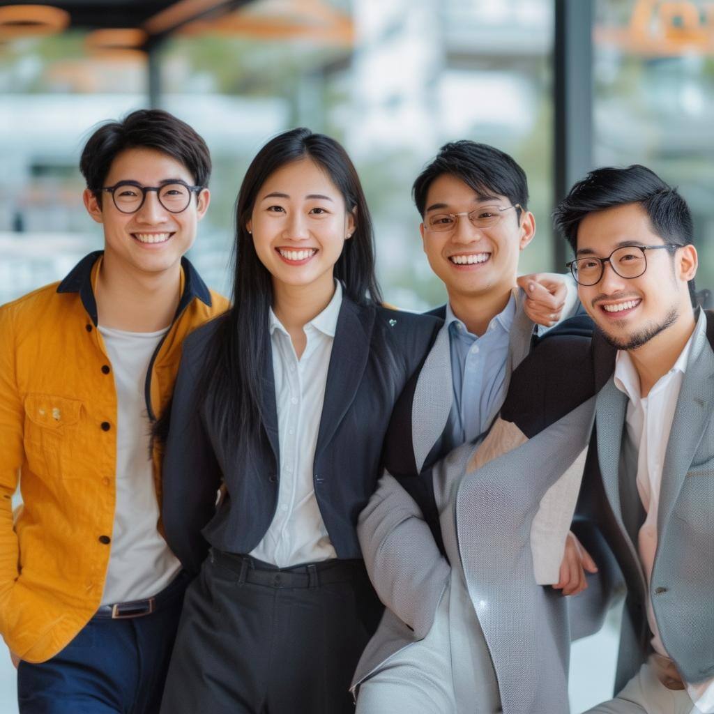 A young asian team who use Leverage CostEffective Support to Boost Your Bottom Line