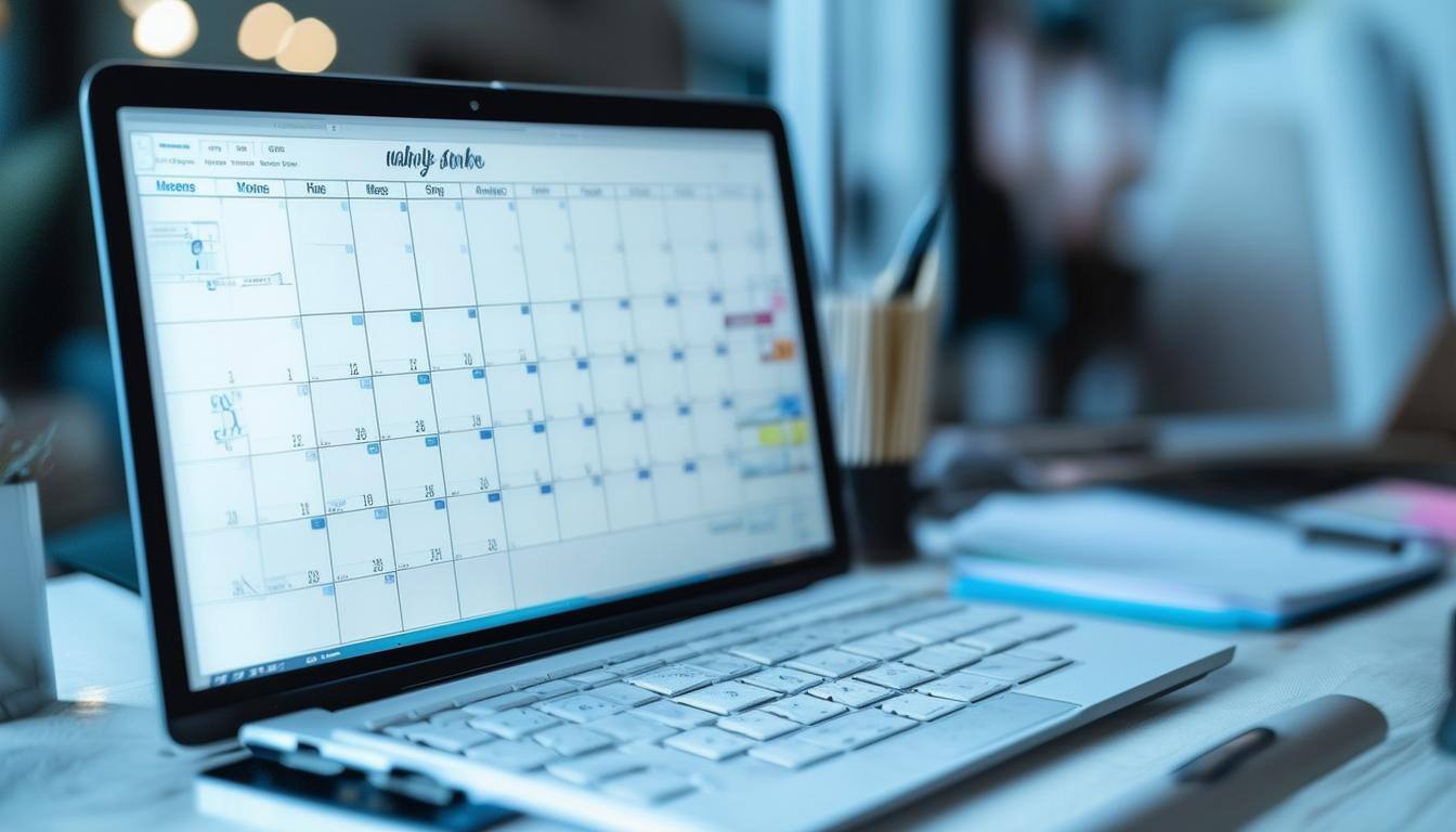 virtual assistant organizing your digital calendar